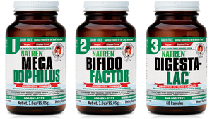 Bifido Factor, Digesta-Lac, Megadophilus Dairy Free Bundle Pack