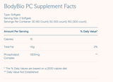 BodyBio PC (Phosphatidylcholine) 60 caps